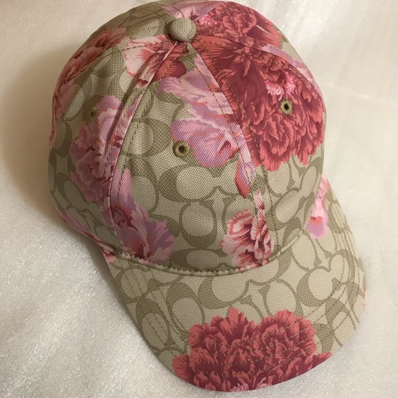 Coach Hat With Signature Kaffe Fassett Print - Picture 2 of 7